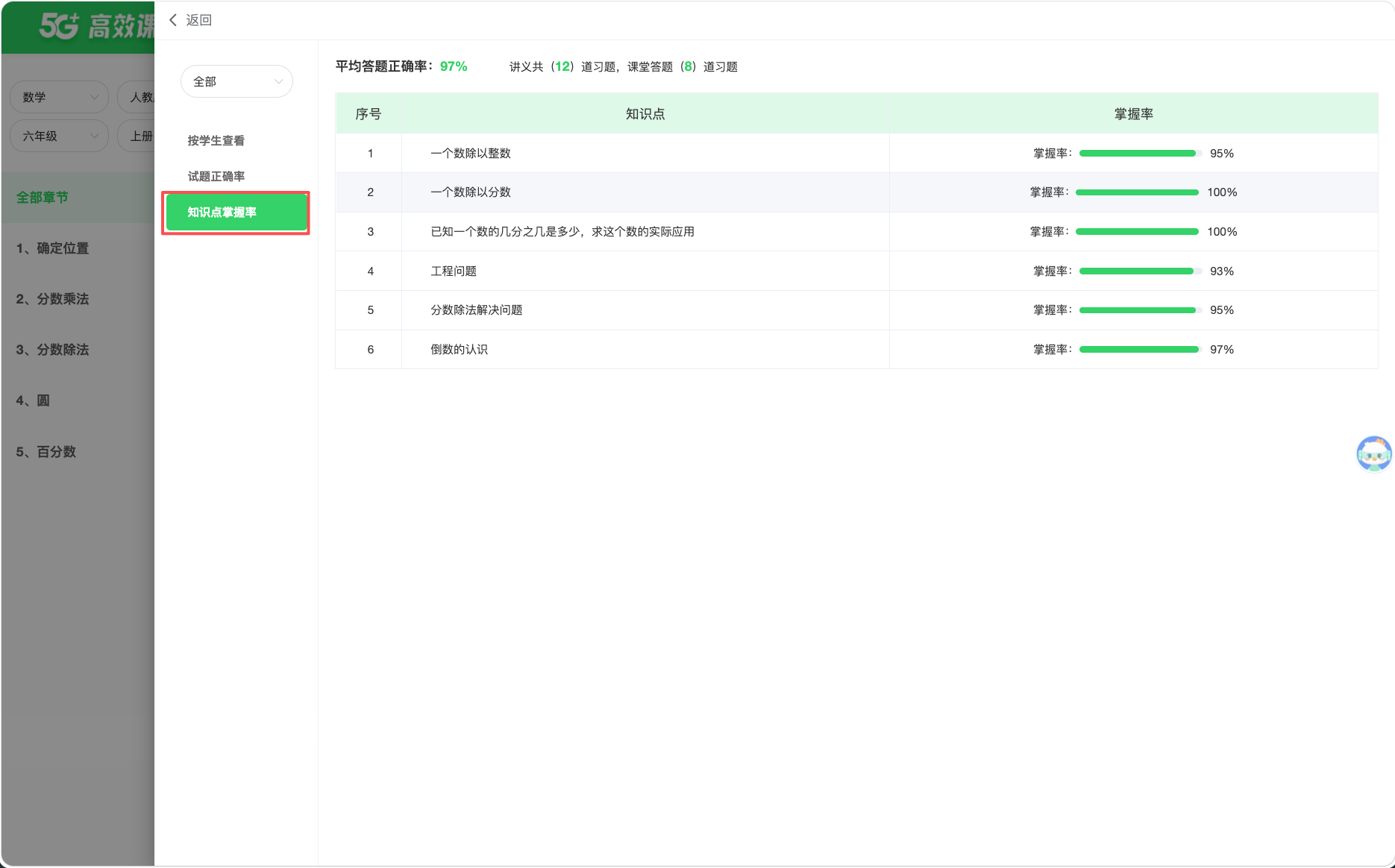 作业的批改与结果 · 操作截图 8
